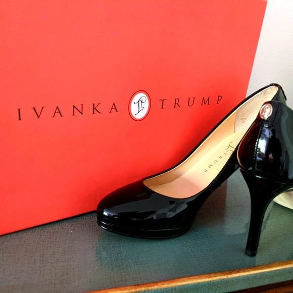 Ivanka Trump Shoes - LIKE NEW! IVANKA TRUMP Black Patent Pumps/Heels